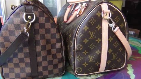 taglia louis vuitton damier o monogram|damier purse vs monogram.